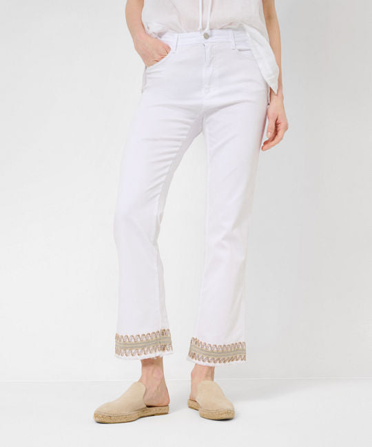 Cropped Five-Pocket Jeans