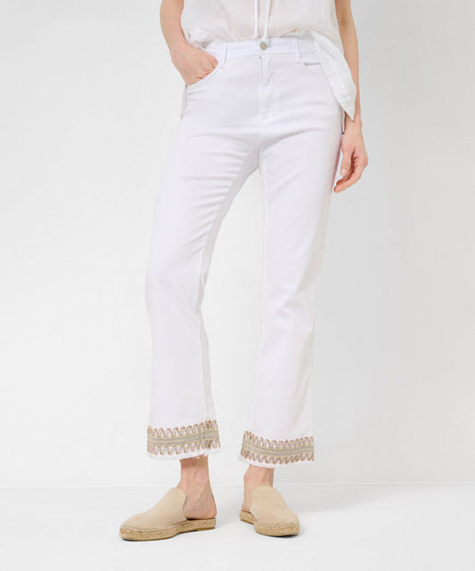 Cropped Five-Pocket Jeans