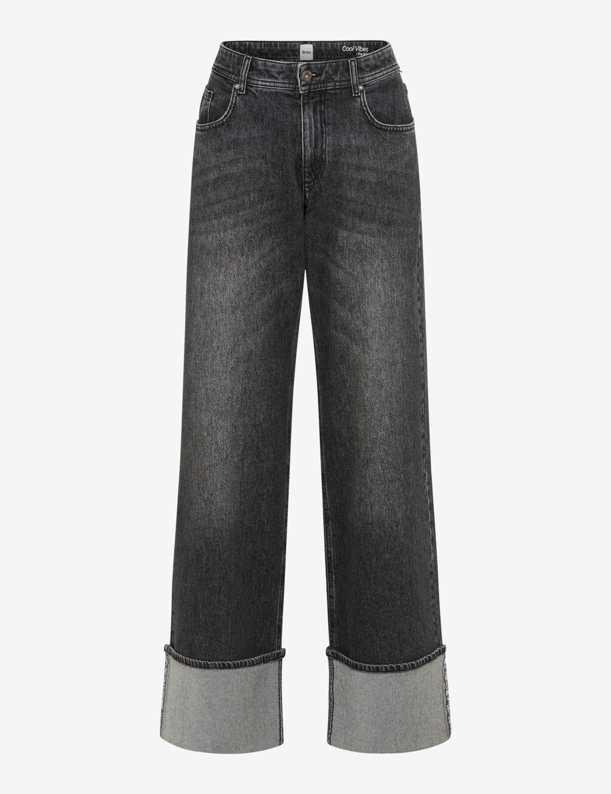 闊腿牛仔褲