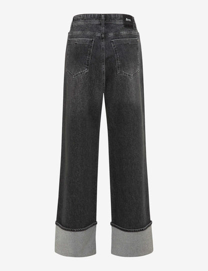 闊腿牛仔褲
