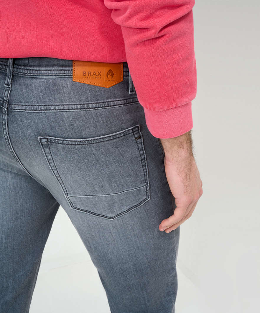 Five-pocket Jeans Made from Authentic Denim