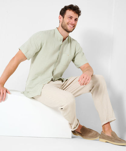 Five-Pocket Pants in Cotton Linen Mix