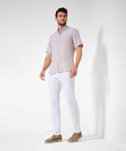 Five-Pocket Pants in Cotton Linen Mix