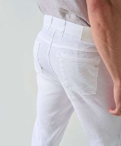 Five-Pocket Pants in Cotton Linen Mix