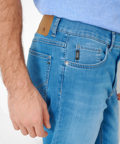 Five-pocket Jeans Made from Authentic Denim