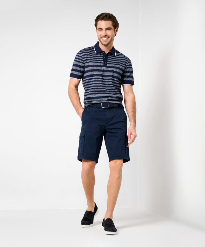 Bermuda Trousers with A Sporty Cargo Look