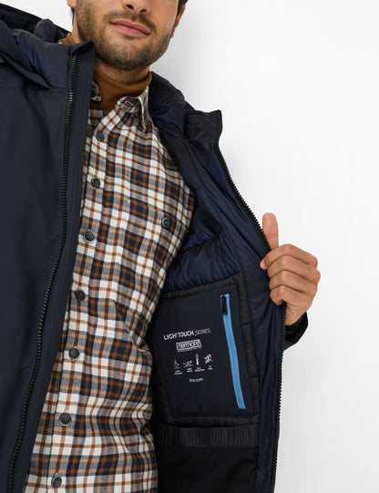 連帽立領派克外套