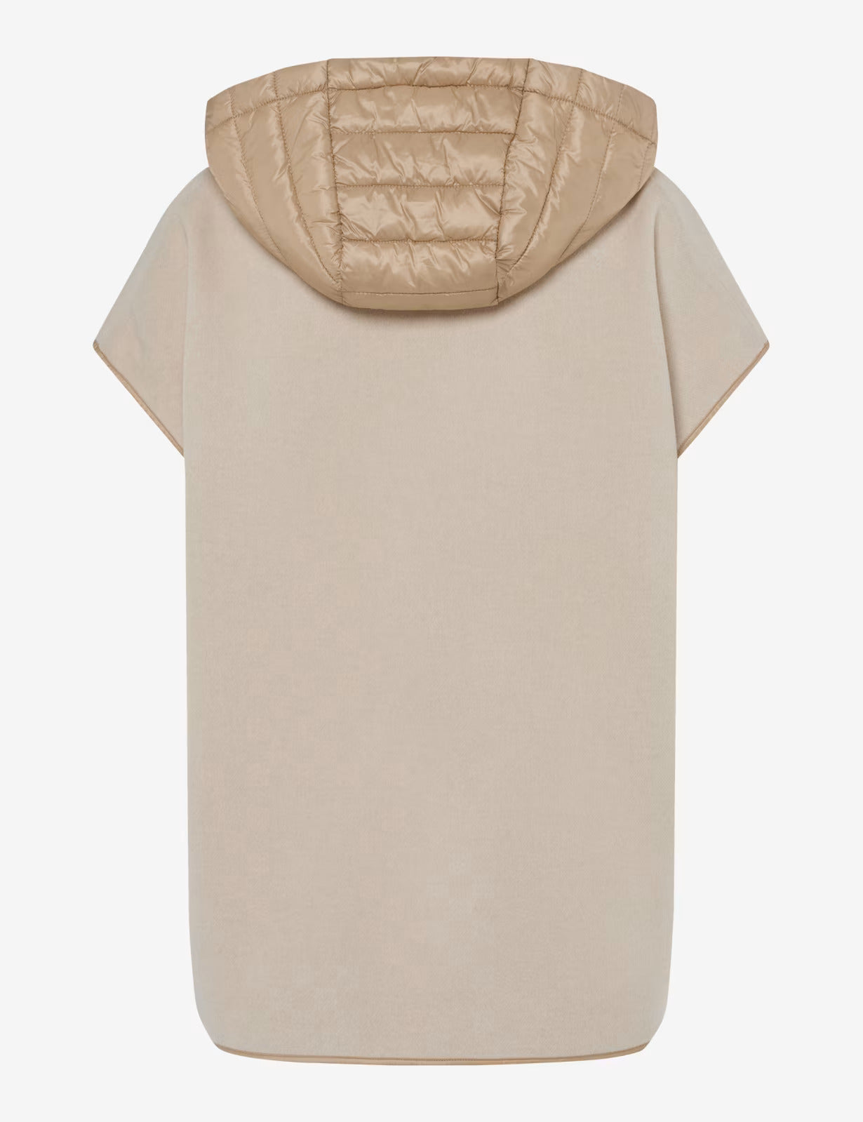 連帽羊毛拉鏈斗篷