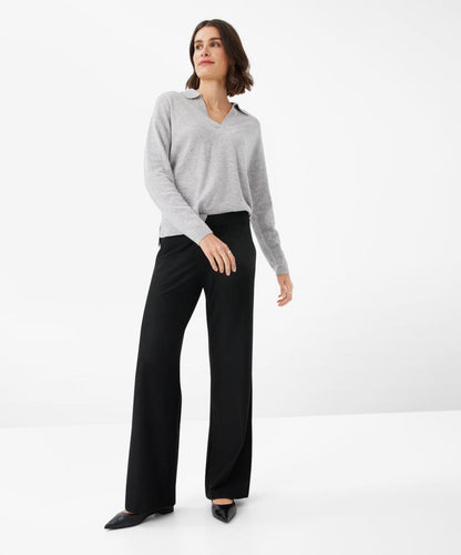 Light Winter Jersey: Palazzo Pants in Wide Leg