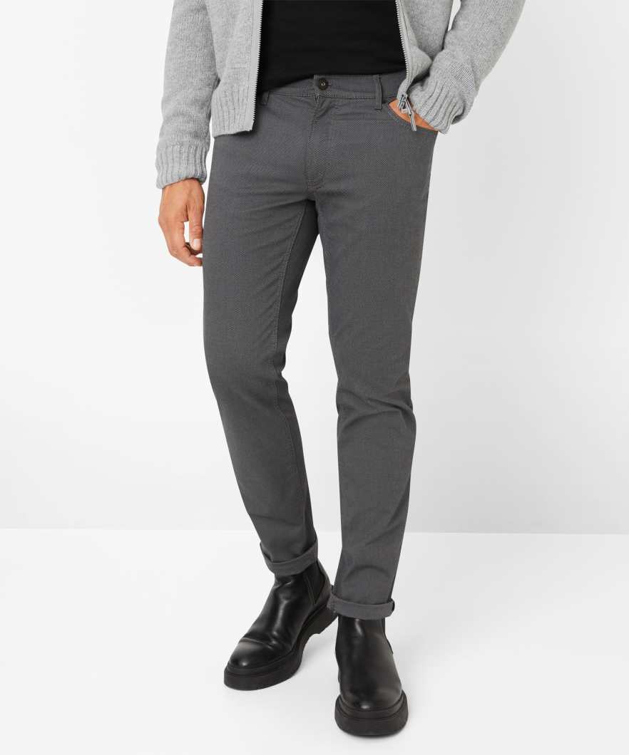 高彈面料修身長褲