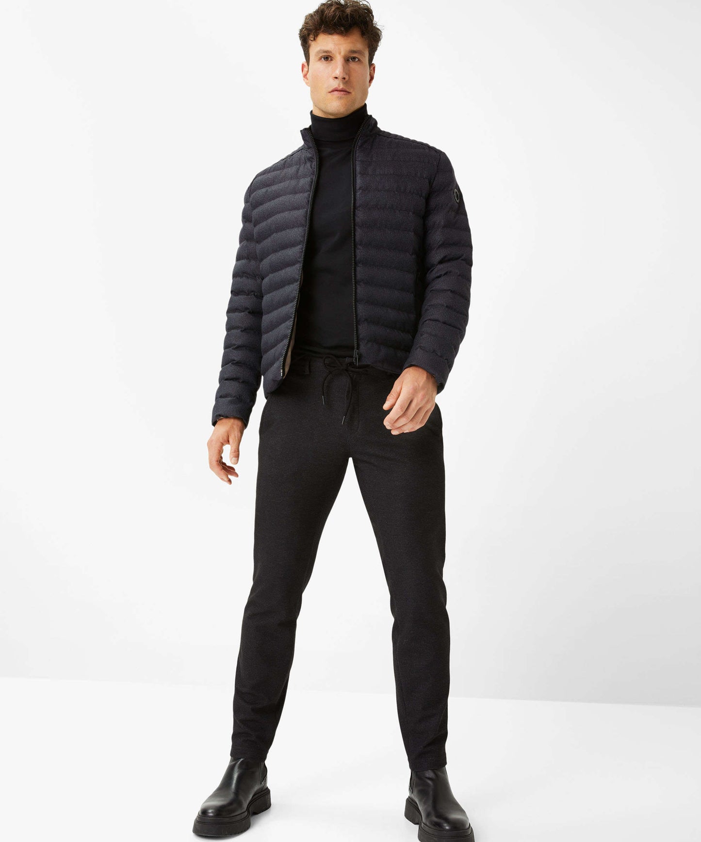 Woo.Look: Quilted Jacket Out of Functional Polyester