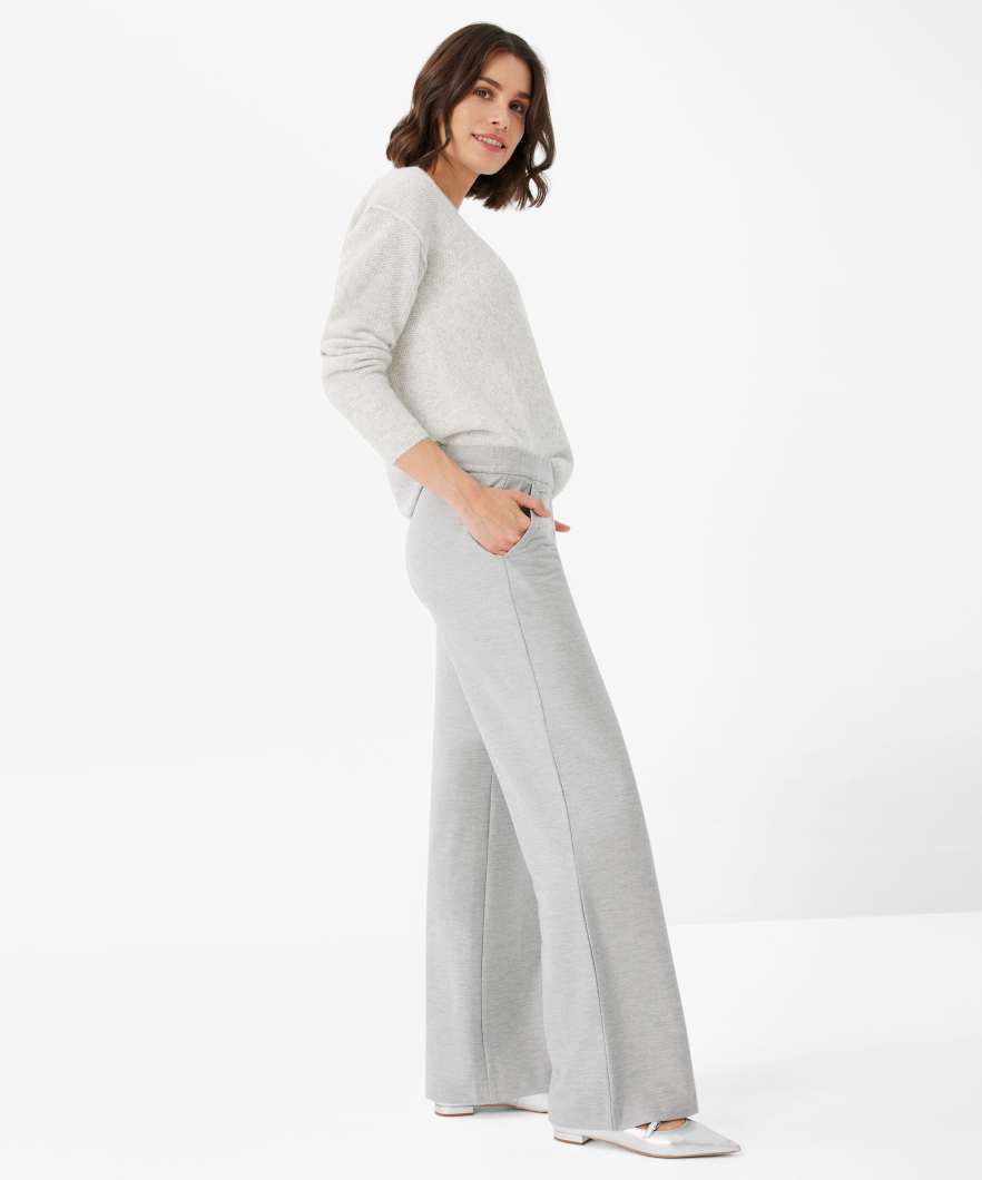 Light Winter Jersey: Palazzo Pants in Wide Leg