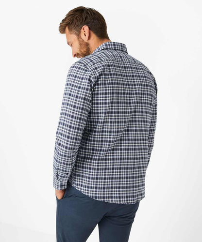 格紋全棉長袖襯衣