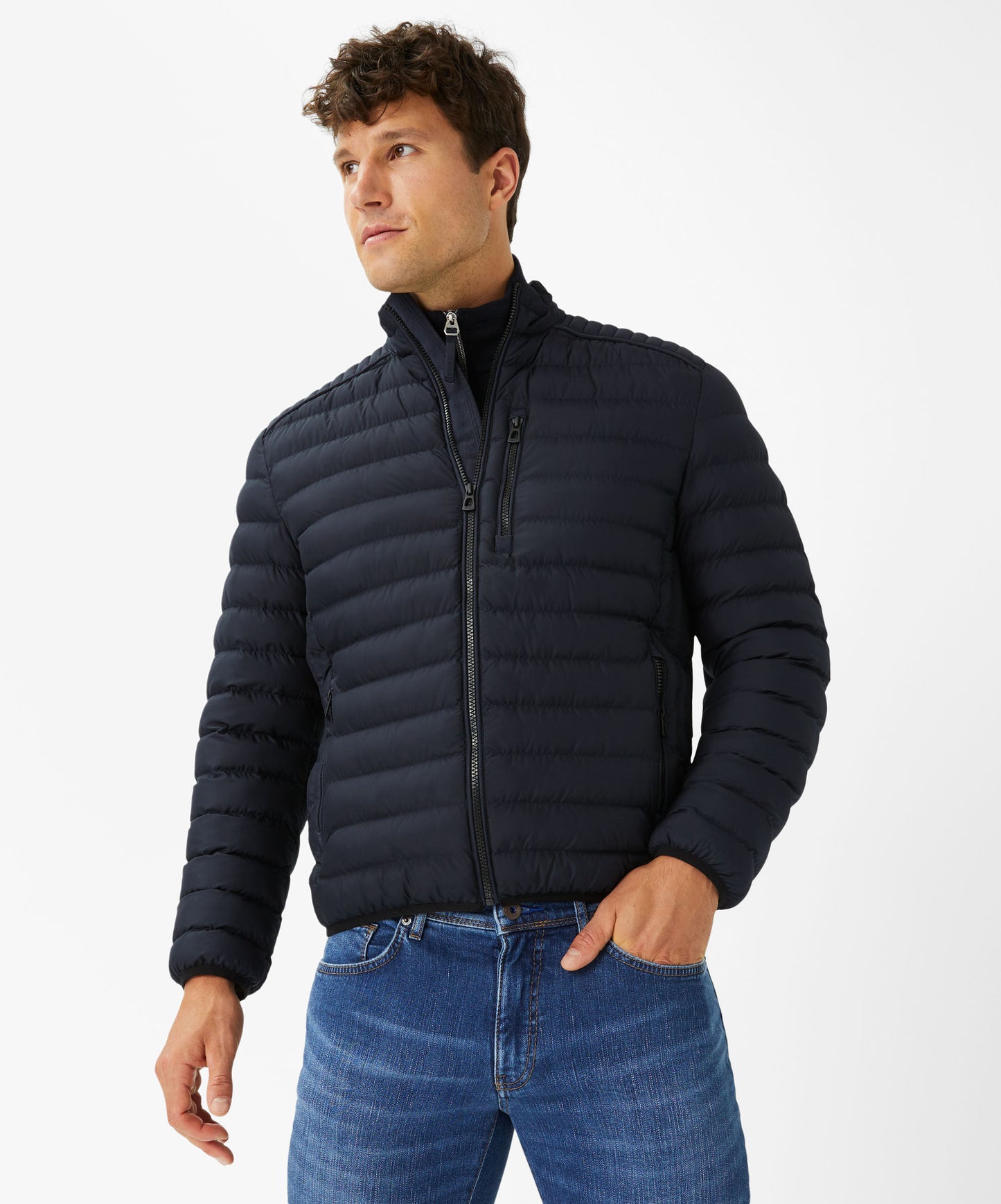 Technical: Quilted Jacket Out of Functional Polyester