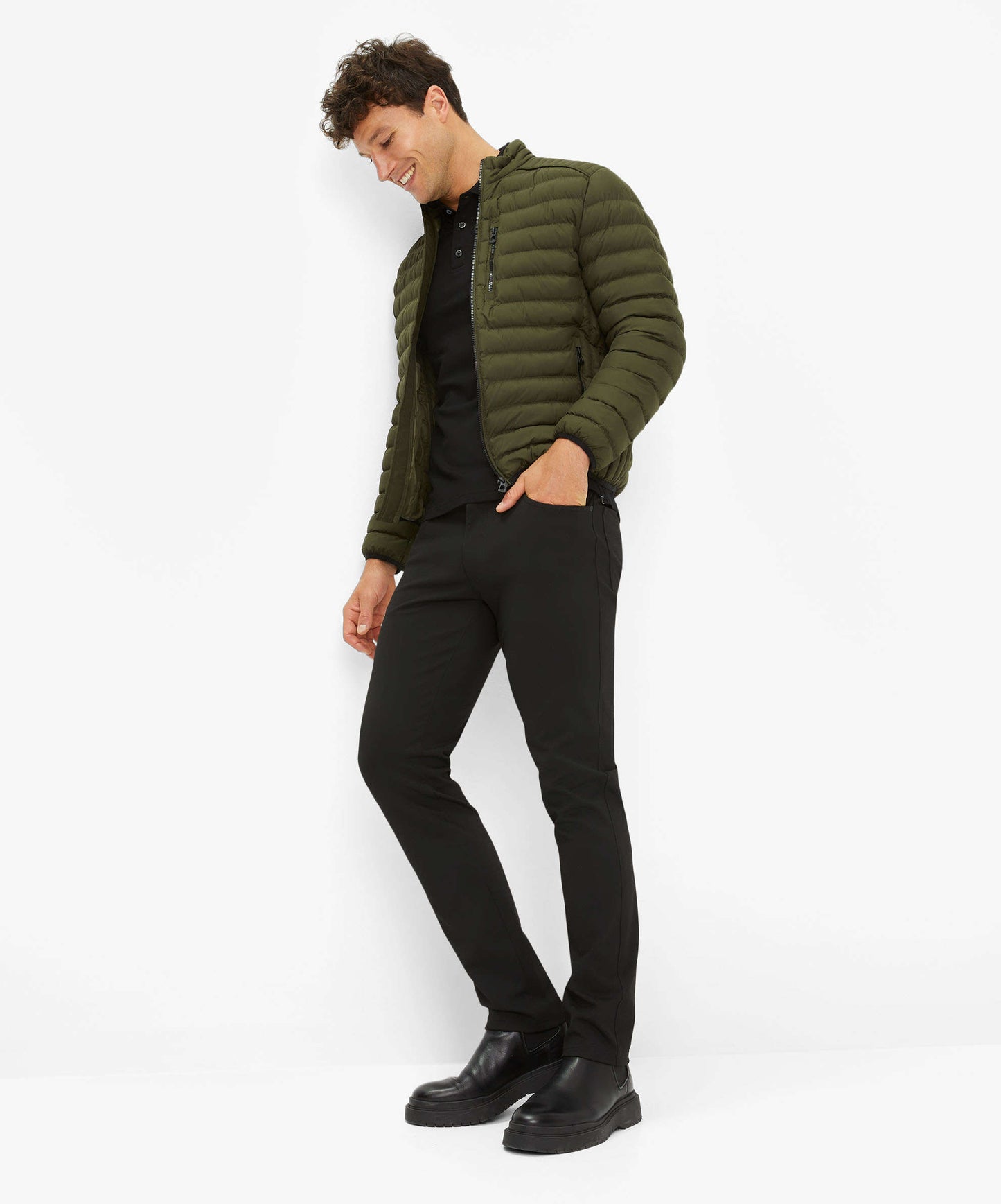 Technical: Quilted Jacket Out of Functional Polyester