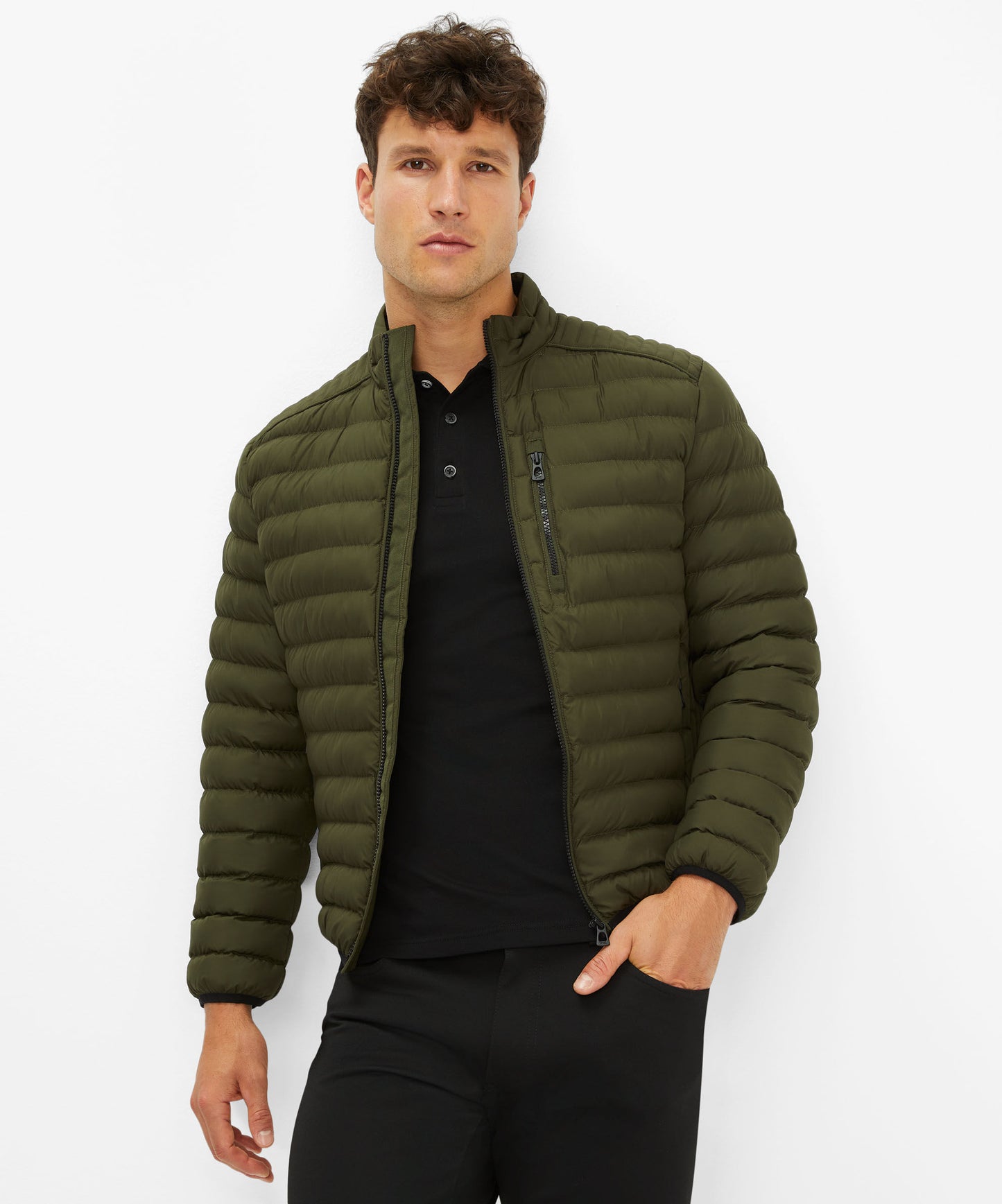 Technical: Quilted Jacket Out of Functional Polyester