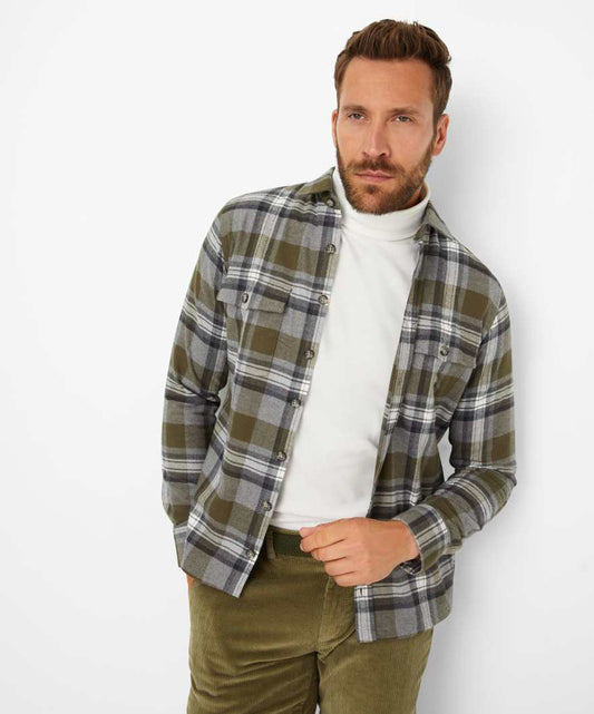 Flannel: Overshirt out of Pure cotton
