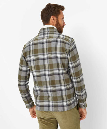 格紋全棉長袖襯衣