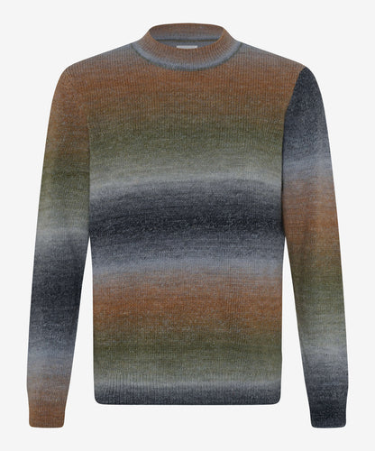 Jersey knit: Knitted Sweater in Wool-polyacryl Mix