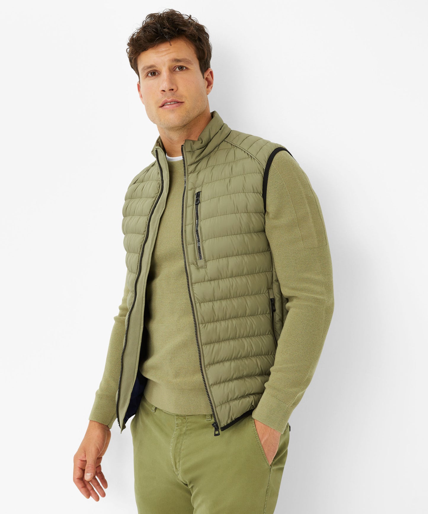 Technical: Quilted Vest Out of Functional Polyester