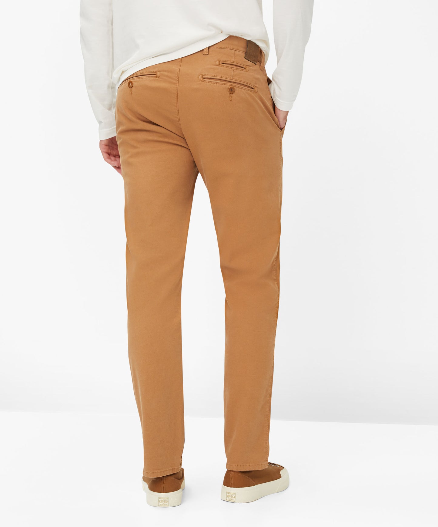 Hi-Flex Struktur: Flat-Front Pant in Modern Fit