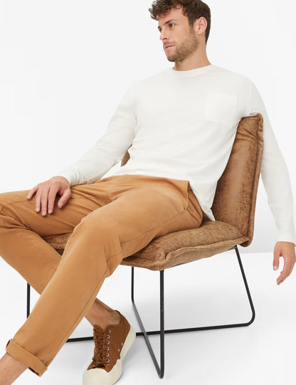 高彈面料修身長褲