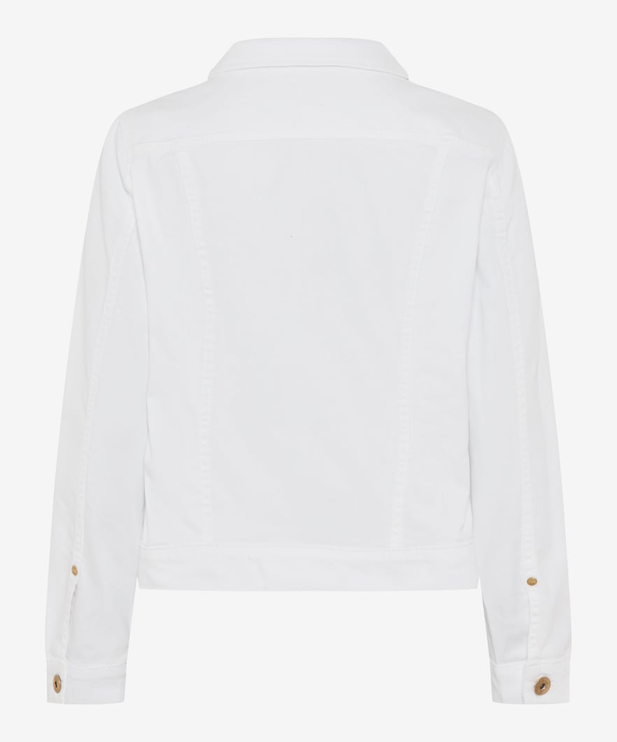 紐扣門襟牛仔夾克