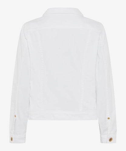 紐扣門襟牛仔夾克