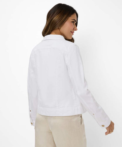 紐扣門襟牛仔夾克