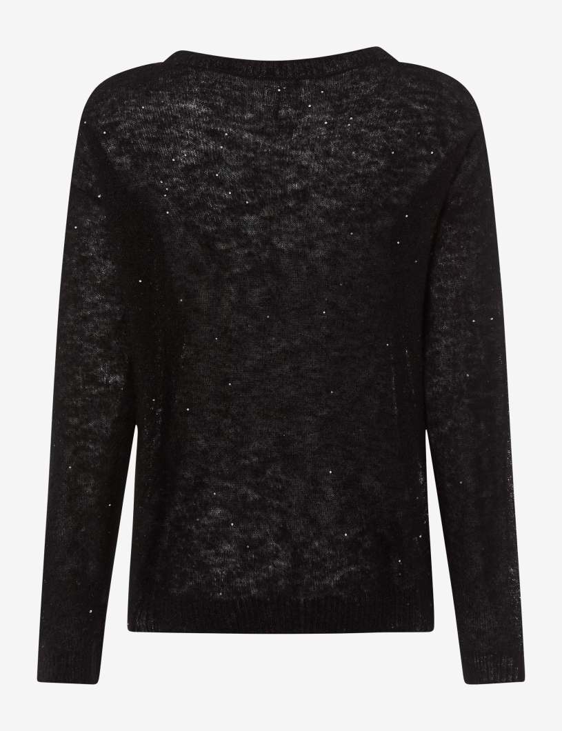 圓領長袖針織套頭衫