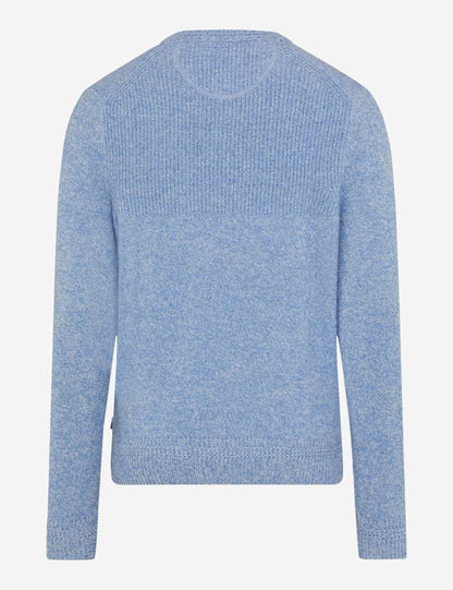 圓領長袖針織套頭衫