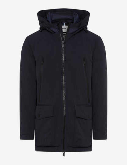 連帽立領派克外套