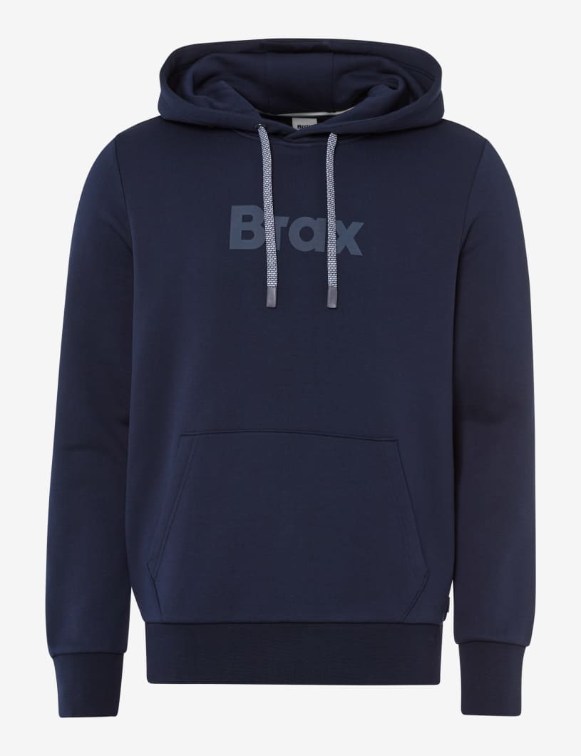 Logo印字連帽抽繩衛衣