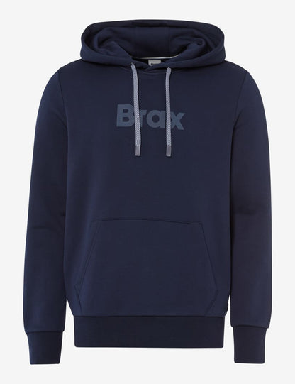 Logo印字連帽抽繩衛衣