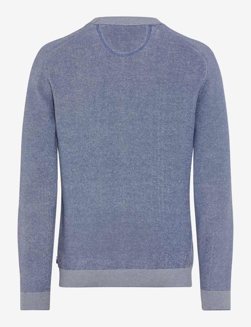 圓領長袖針織套頭衫