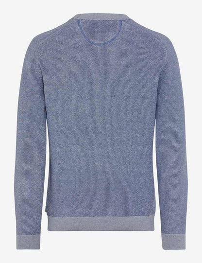 圓領長袖針織套頭衫