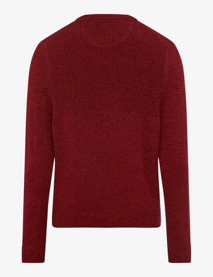 圓領長袖針織套頭衫