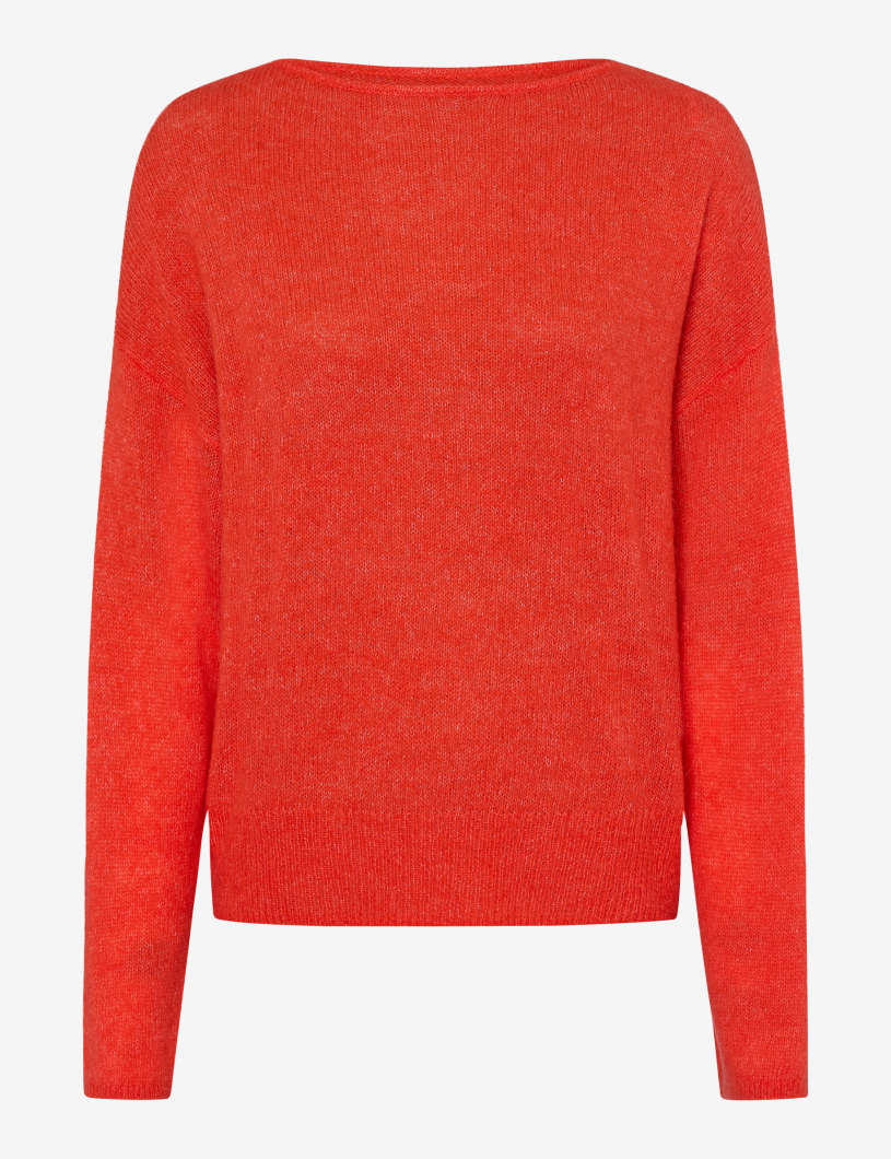 Single Jersey: Knitted Sweater in Alpaca Wool Mix