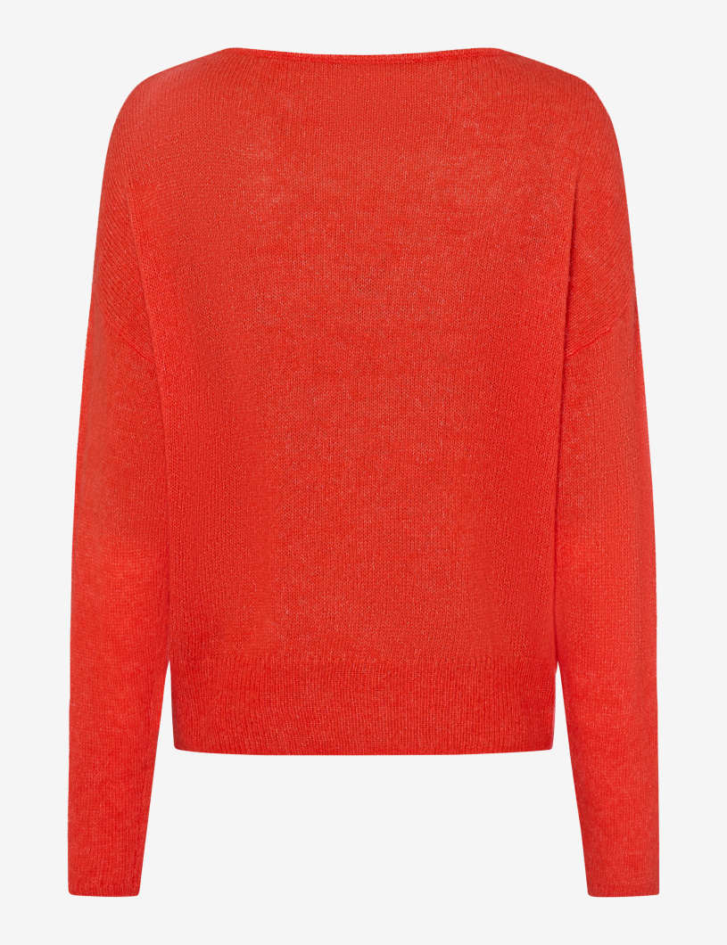 Single Jersey: Knitted Sweater in Alpaca Wool Mix