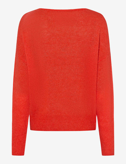 Single Jersey: Knitted Sweater in Alpaca Wool Mix