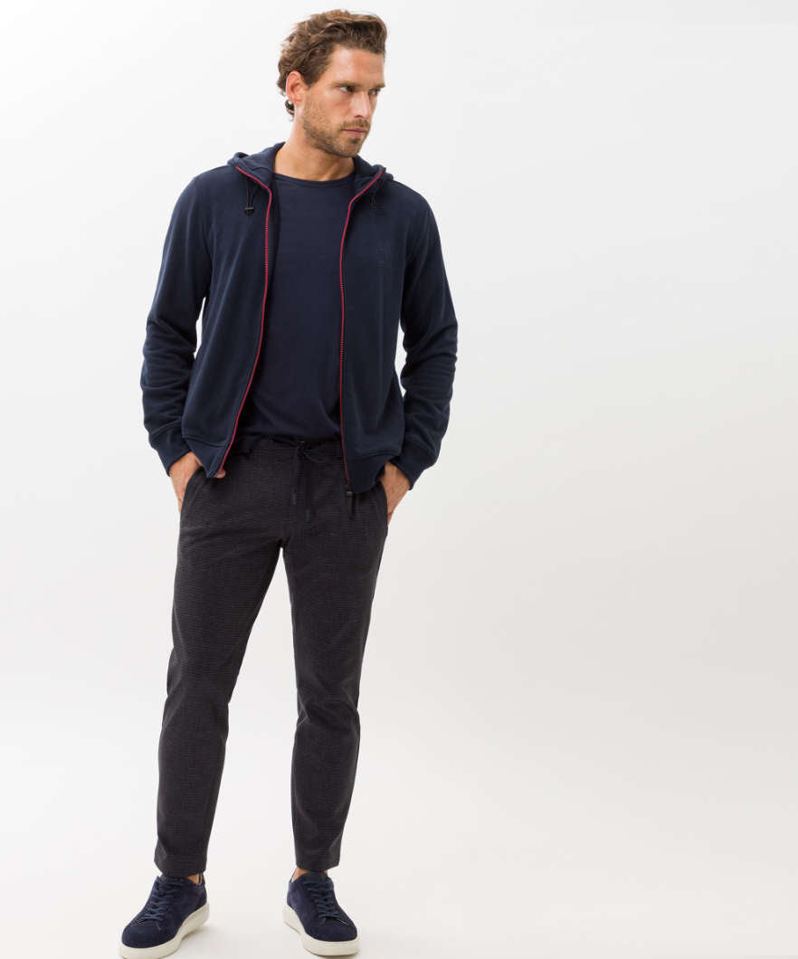 撞沙拉鏈連帽夾克