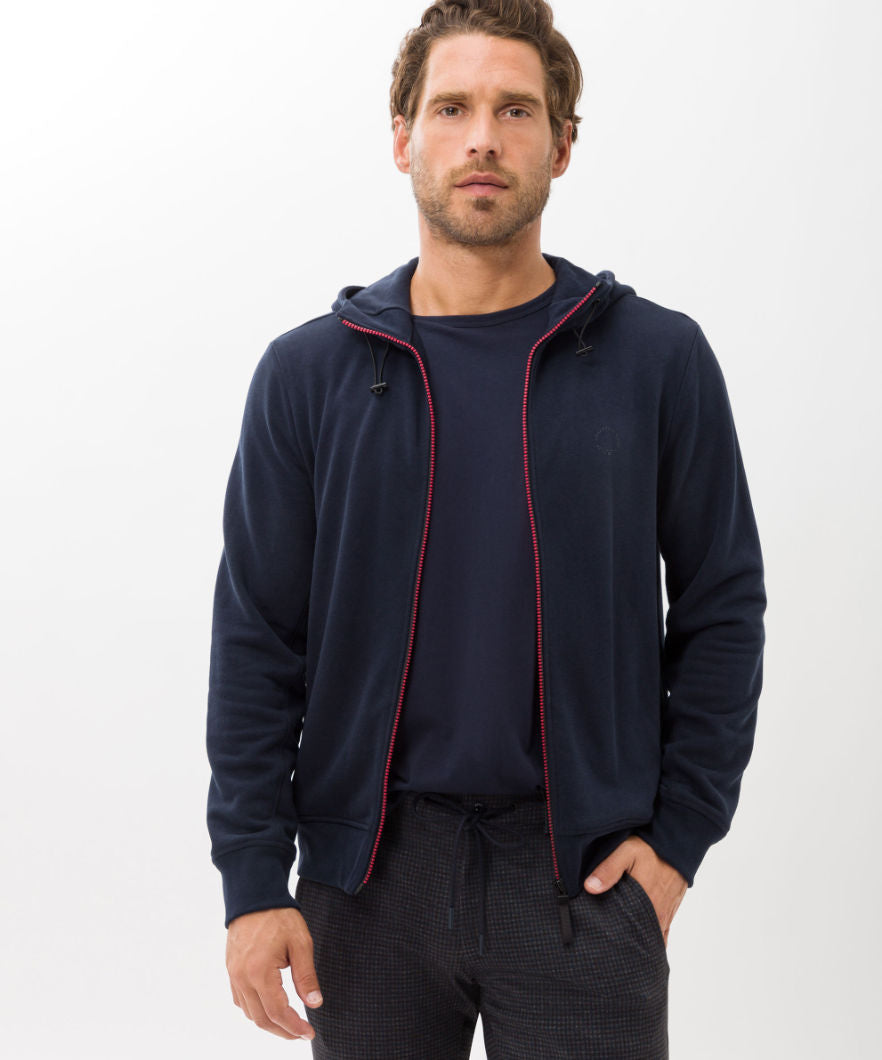 撞沙拉鏈連帽夾克