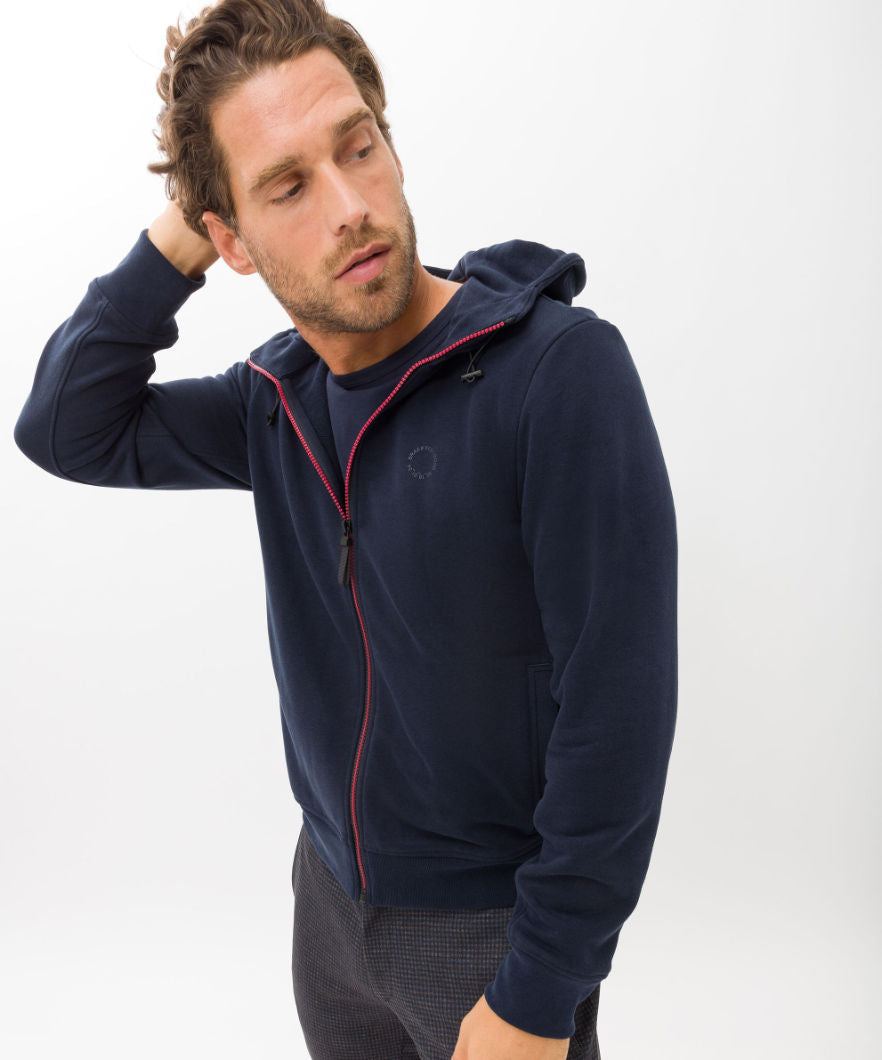 撞沙拉鏈連帽夾克