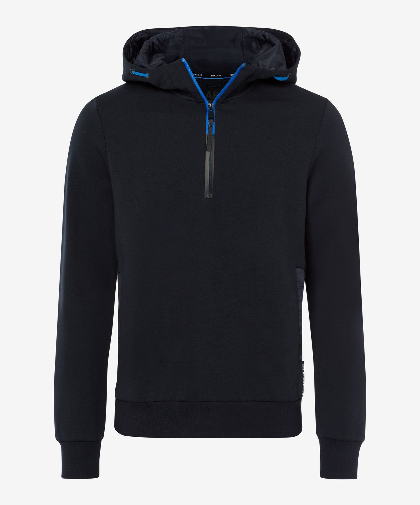 Hoodie with Contrast Zipper