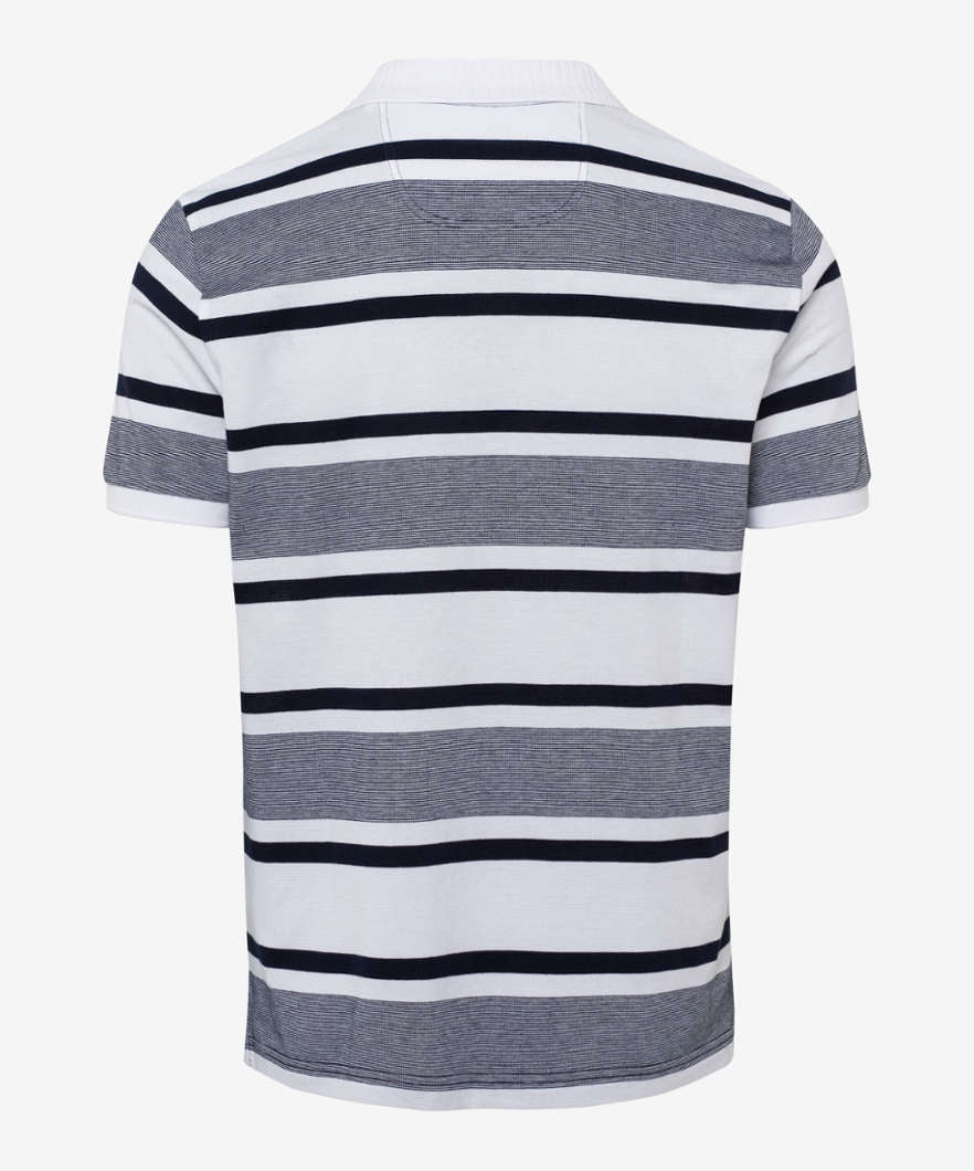 撞色條紋Polo衫