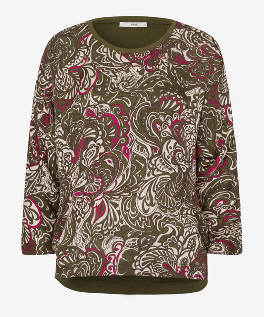 Shirt with  Paisley Print