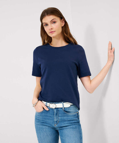 圓領短袖棉質T恤