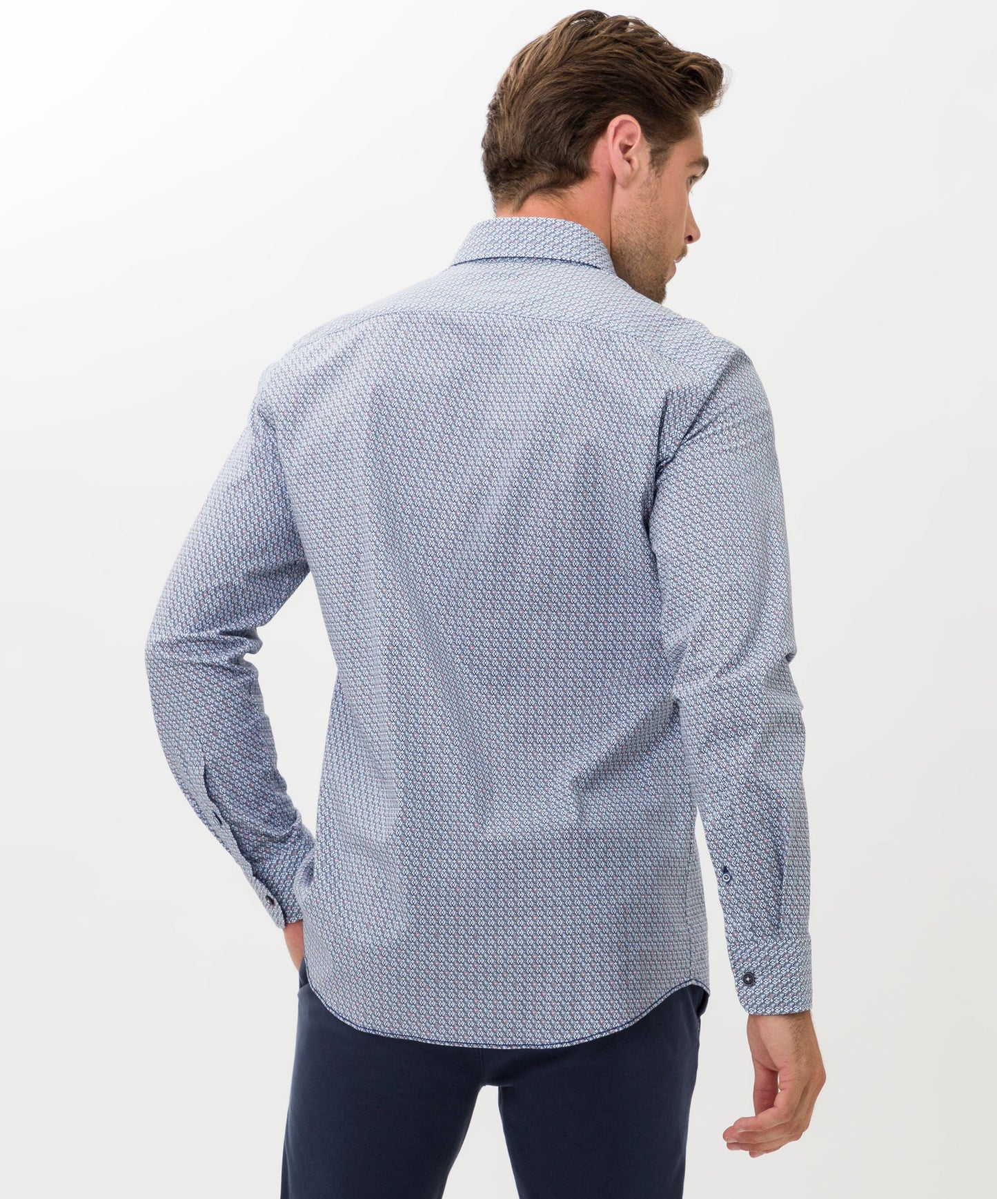 Hi-FLEX Shirt with Fashionable Minimal Pattern