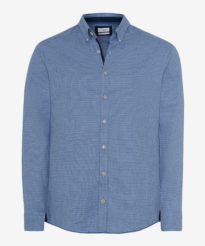 柔軟淺色法蘭絨男式襯衫