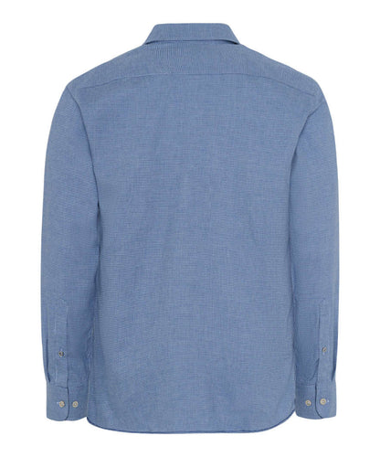 柔軟淺色法蘭絨男式襯衫